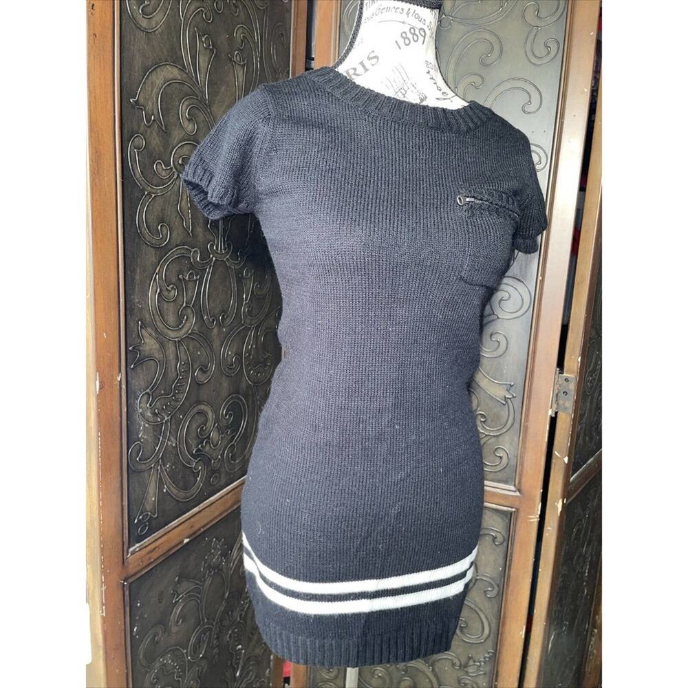 Made‎ For Me to look Amazing Black Knit Sweater Dress Juniors size M